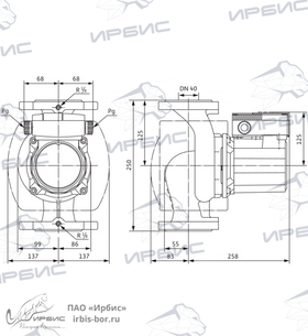 Насос Wilo TOP-S 40/15 DM PN6/10