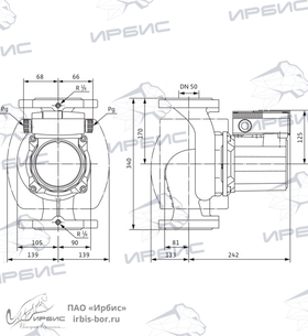 Насос Wilo TOP-S 50/15 DM PN6/10